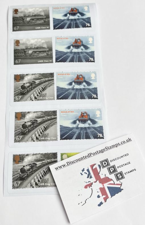 5 x 1st Class Large Letter Stamps Self Adhesive PrePaid Label MEGA *20